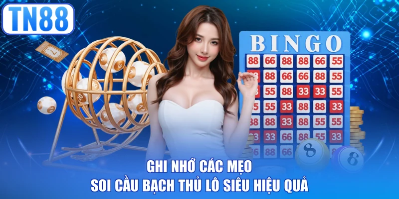 Ghi nhớ các mẹo soi cầu bạch thủ lô siêu hiệu quả