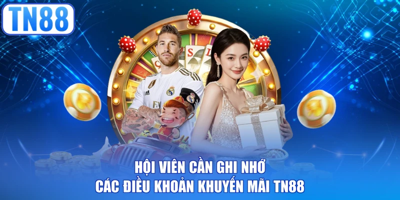 Hội viên cần ghi nhớ các điều khoản khuyến mãi TN88