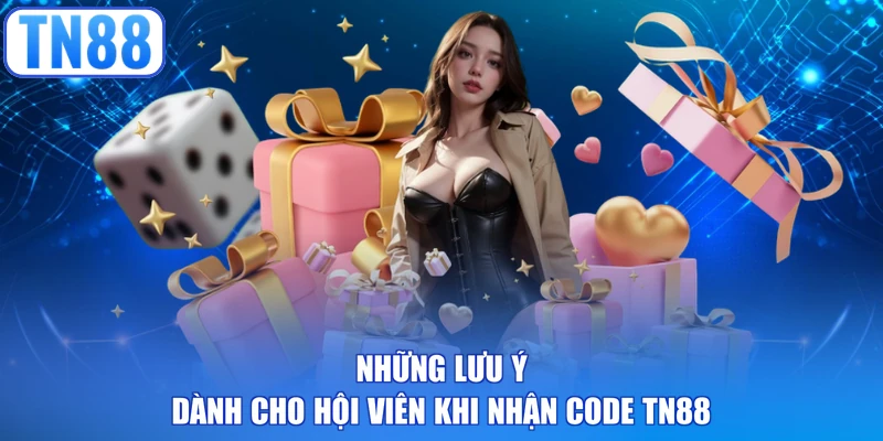 Những lưu ý dành cho hội viên khi nhận code TN88
